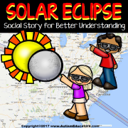 SOLAR ECLIPSE Social Story for Autism and Special Education Social Skills